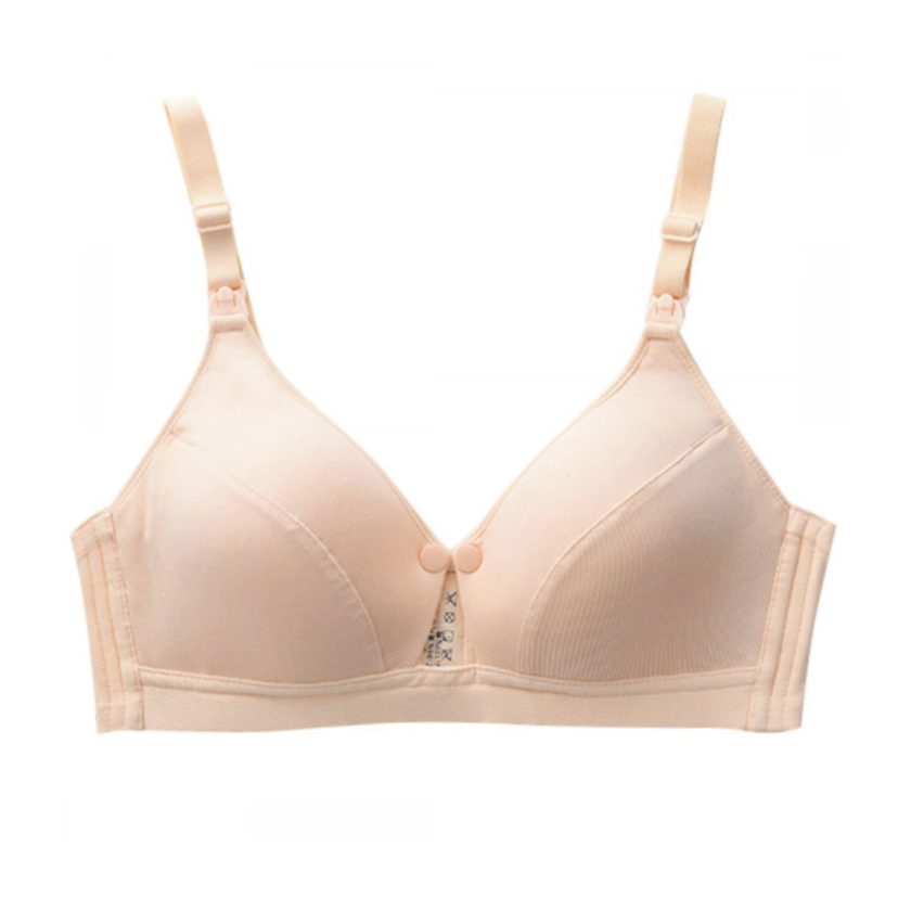 Bmama Super Soft Pad Pure Cotton Maternity/ Nursing Bra: Dandelion- Beige