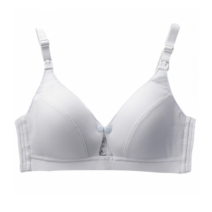 Bmama Super Soft Pad Pure Cotton Maternity/ Nursing Bra: Dandelion- Grey
