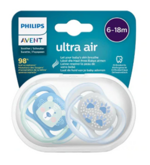 Philips Avent Ultra Air Pacifier 6-18 months- Bear/ Paws