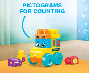 Fisher-Price Mega Blocks 123 Counting Bus (FBM80)