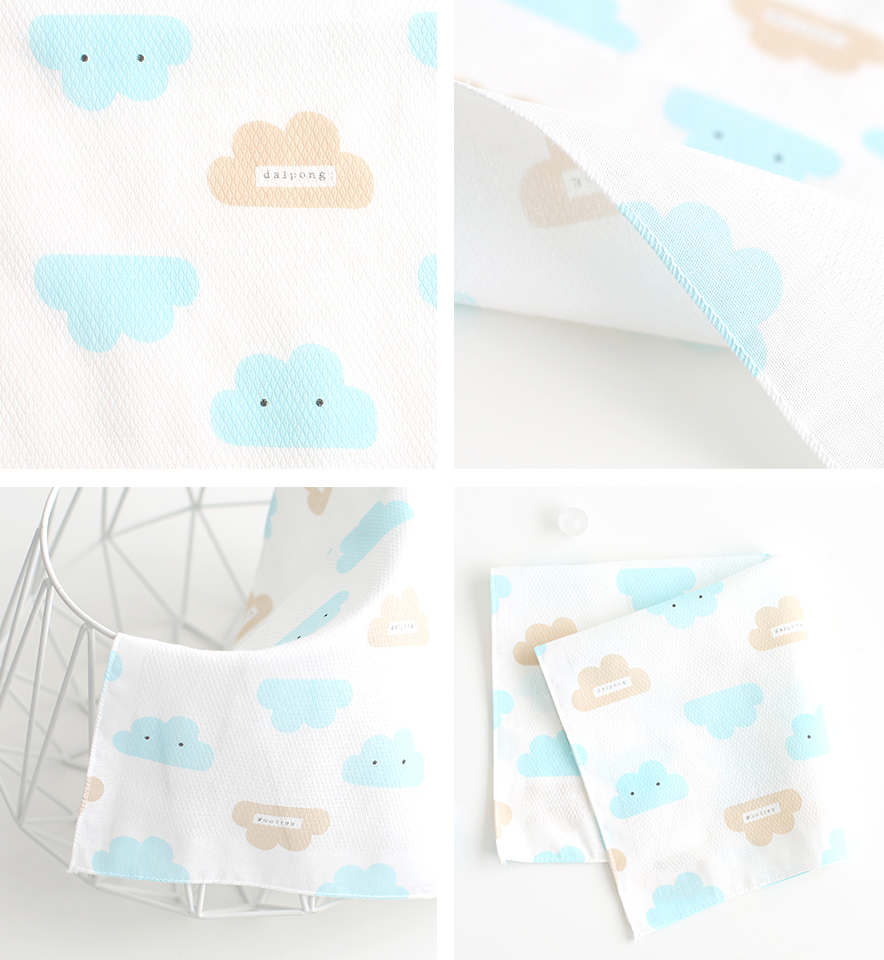 Dalpong Handkerchief 10pcs- Clouds