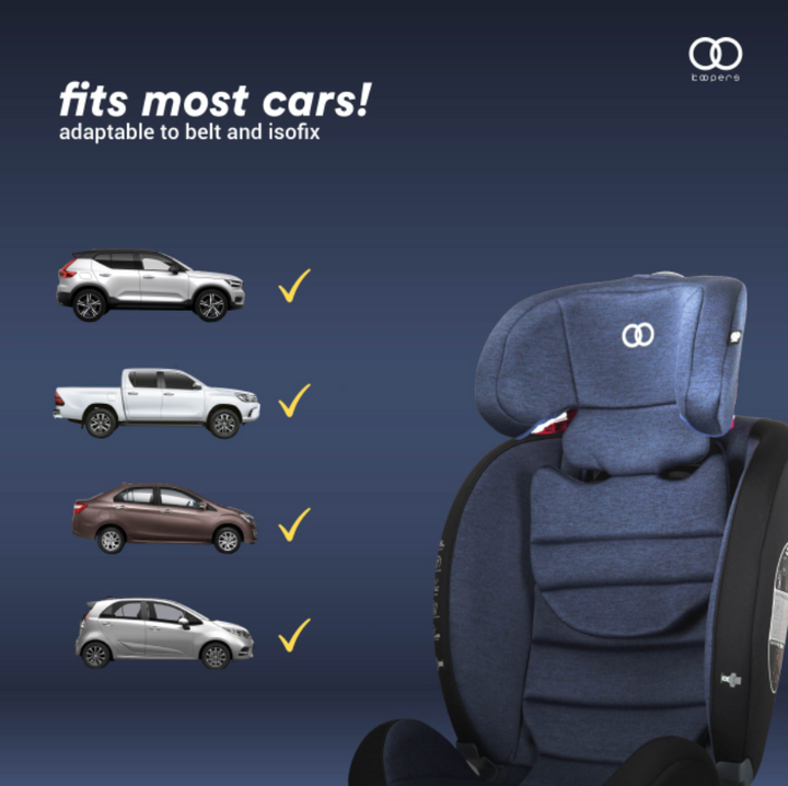 Koopers VinoFix Car Seat- Midnight Blue