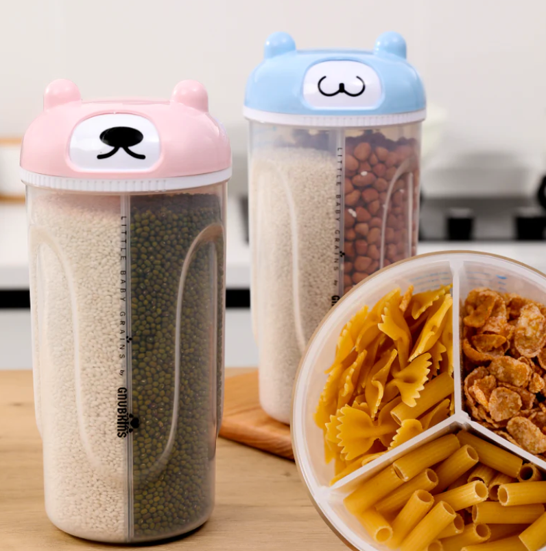 Gnubkins Multi-Compartment Container- Baby Blue