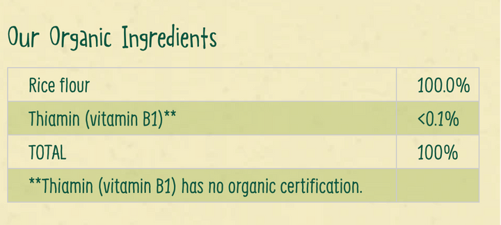 Organix Baby Rice