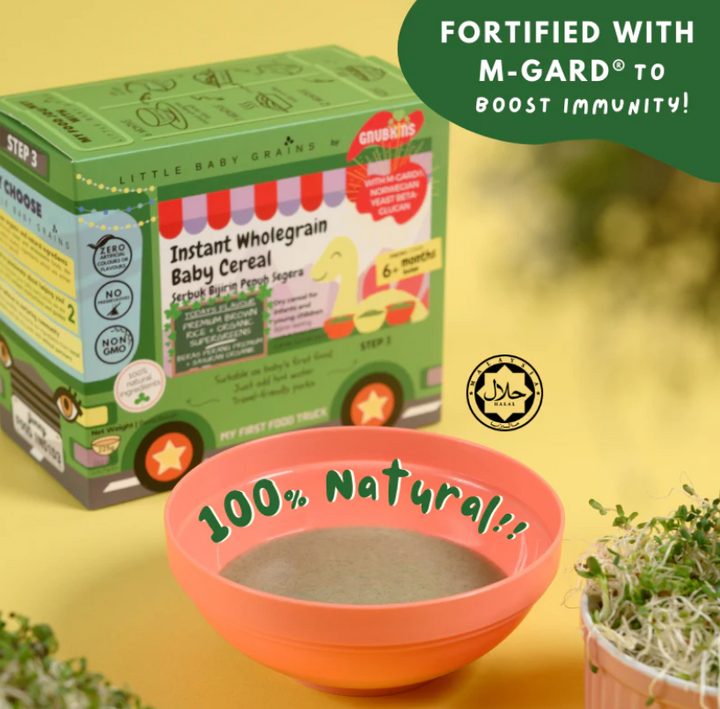 Gnubkins Premium Organic Supergreens Instant Cereal- Step 3