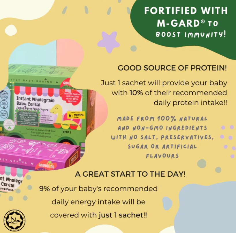 Gnubkins Premium Organic Supergreens Instant Cereal- Step 3