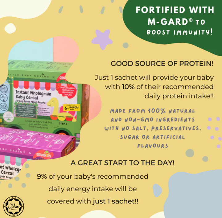 Gnubkins Premium Organic Supergreens Instant Cereal- Step 3