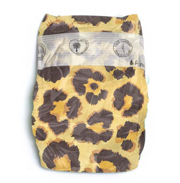 PureBorn Organic Tape Diaper (Double Pack) Assorted Design