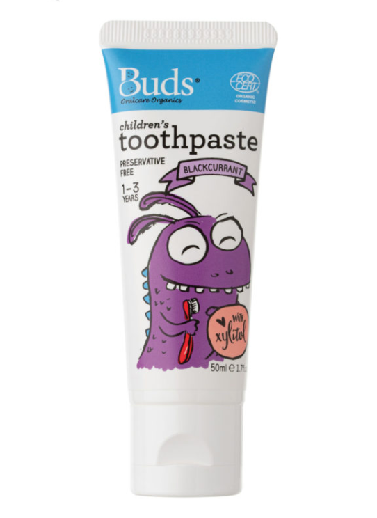 Buds Organics Children Toothpaste with Xylitol 1-3y 50ml