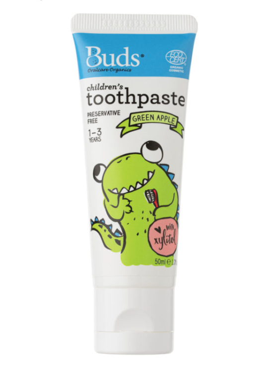 Buds Organics Children Toothpaste with Xylitol 1-3y 50ml