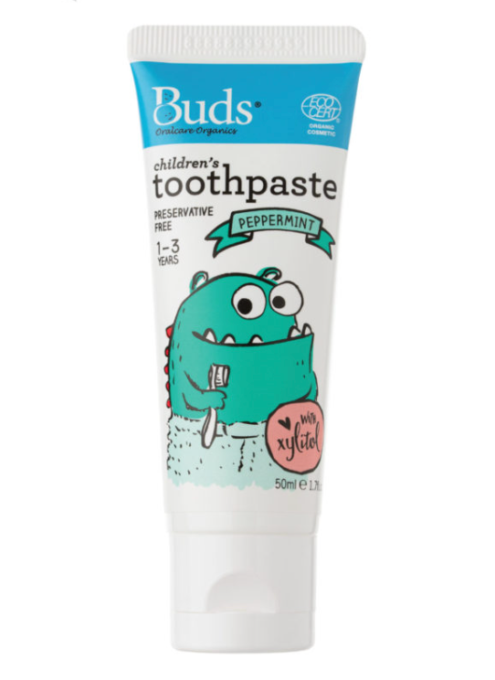 Buds Organics Children Toothpaste with Xylitol 1-3y 50ml