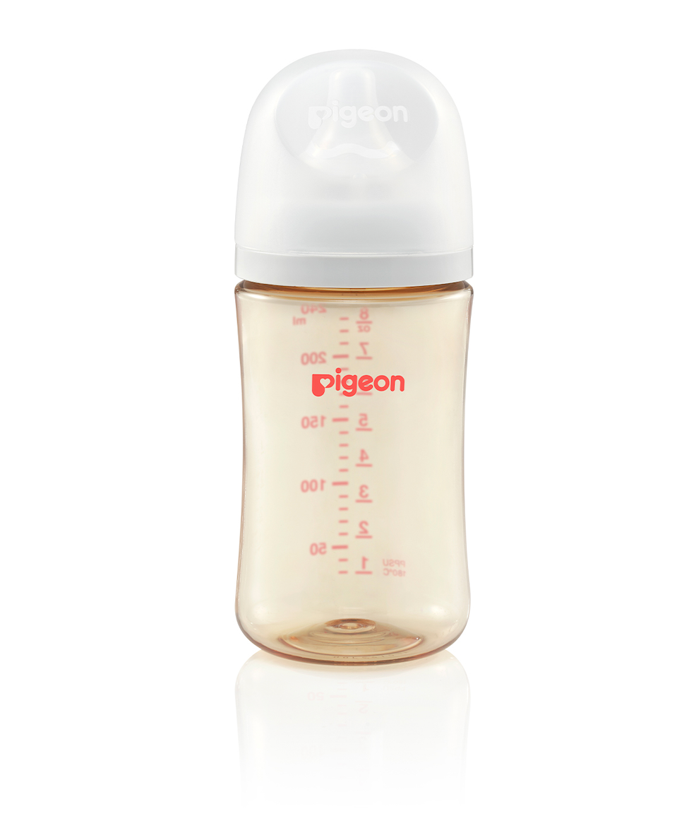 Pigeon SofTouch Wide Neck PPSU Nursing Bottle (Improved Design)