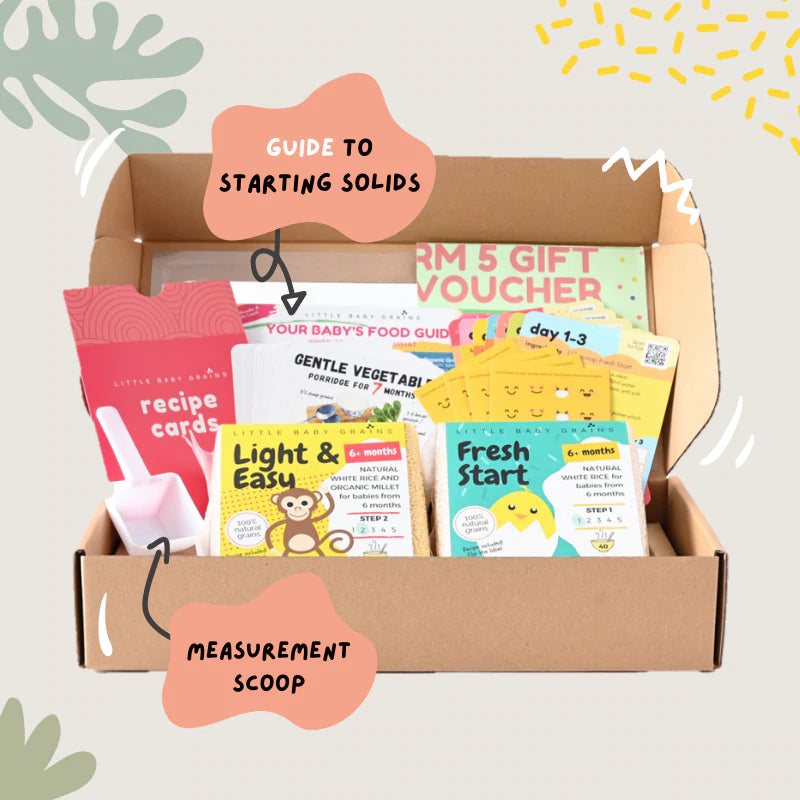Gnubkins Starter Kit for Babies from 6-8 Months (Premium Range)