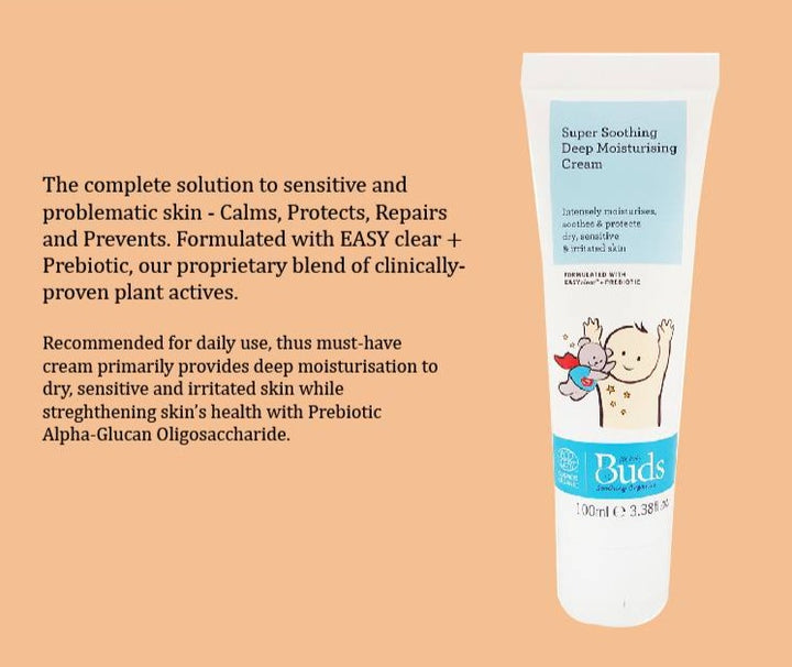 Buds Organics Super Soothing Deep Moisturising Cream 100ml