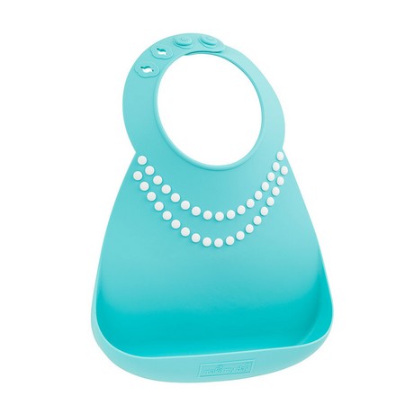 Make My Day Baby Bib- Pearls