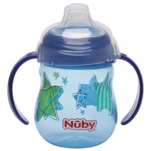Nuby Designer Pinpoint 2 Handle Click It Trainer Cup with Spout 270m l