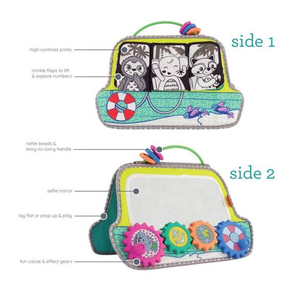 Infantino 2-In-1 Gears In Motion Activity Boat (F315113)