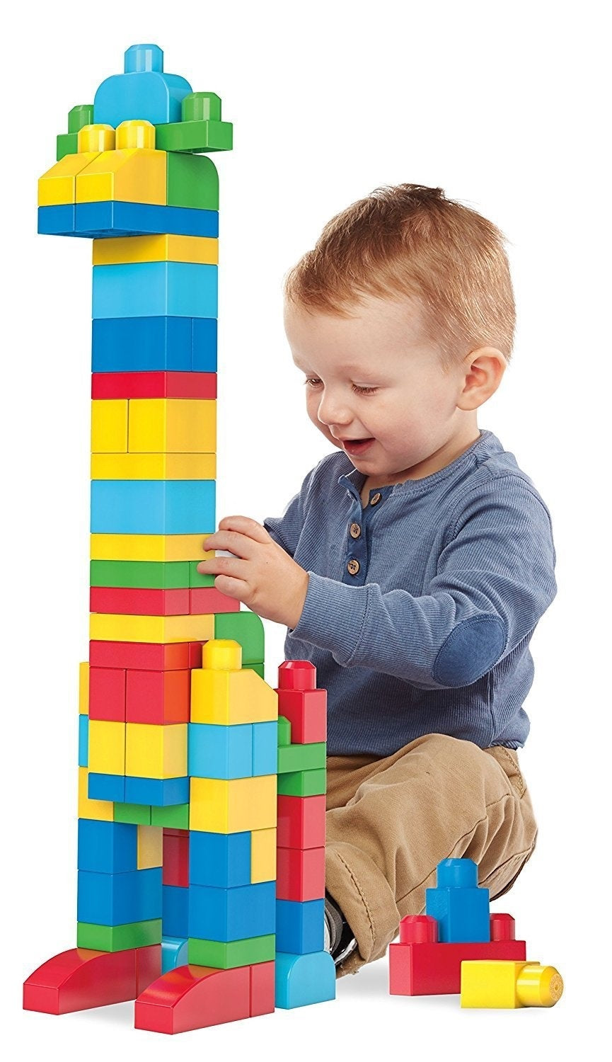 Fisher-Price Mega Bloks Big Building Bag 80 Pieces- Classic