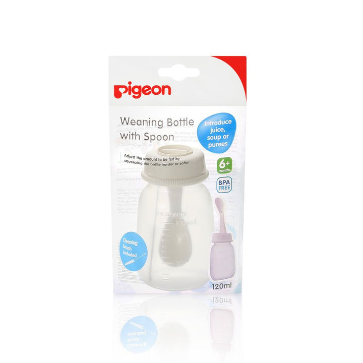 Pigeon Weaning Bottle with Spoon 120ml