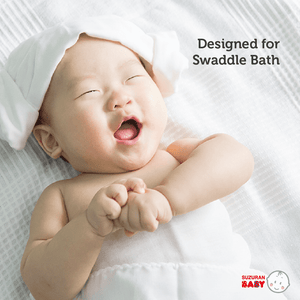 Suzuran Baby Gauze Swaddle Bath Towel 3 pcs