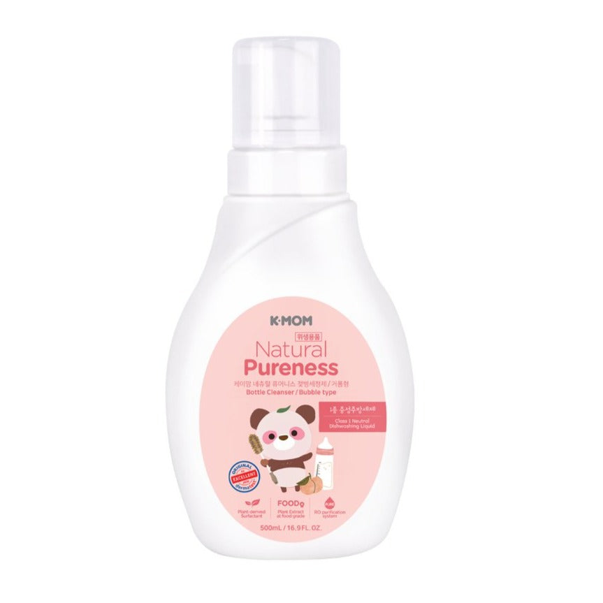 K-MOM Natural Pureness Bottle Cleanser 500ml (Bubble Type)