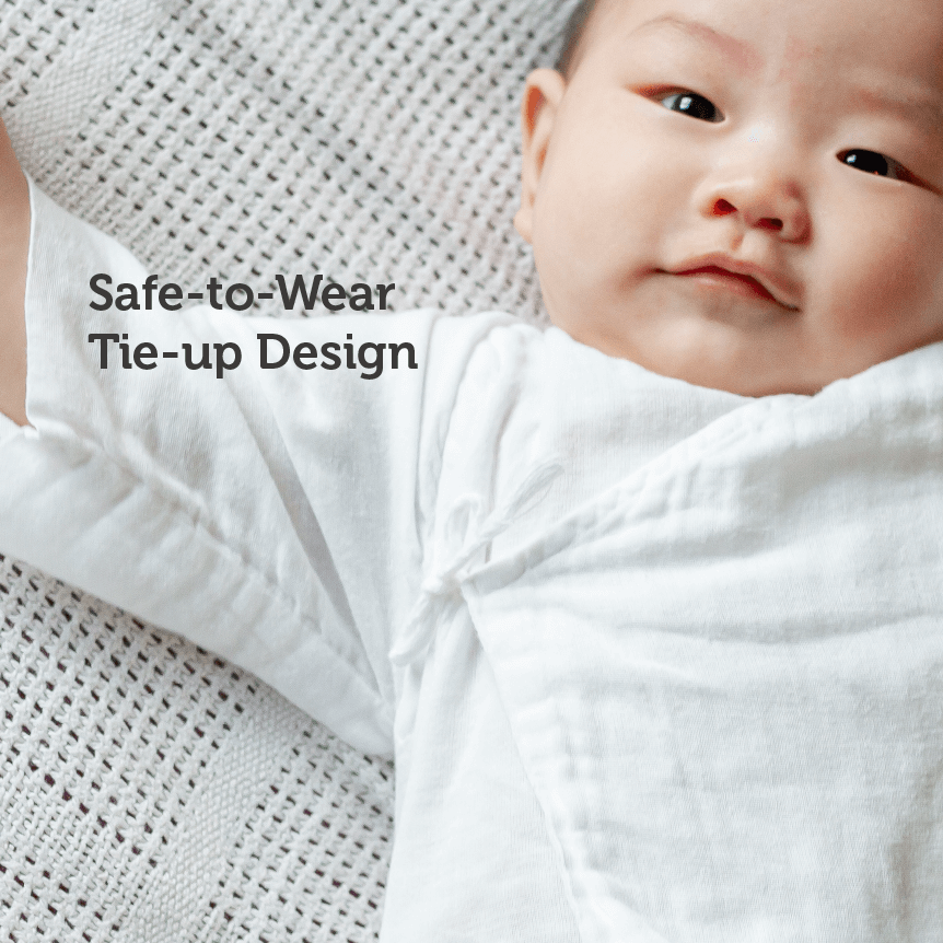Suzuran Baby Gauze Long Undershirt 2 pcs