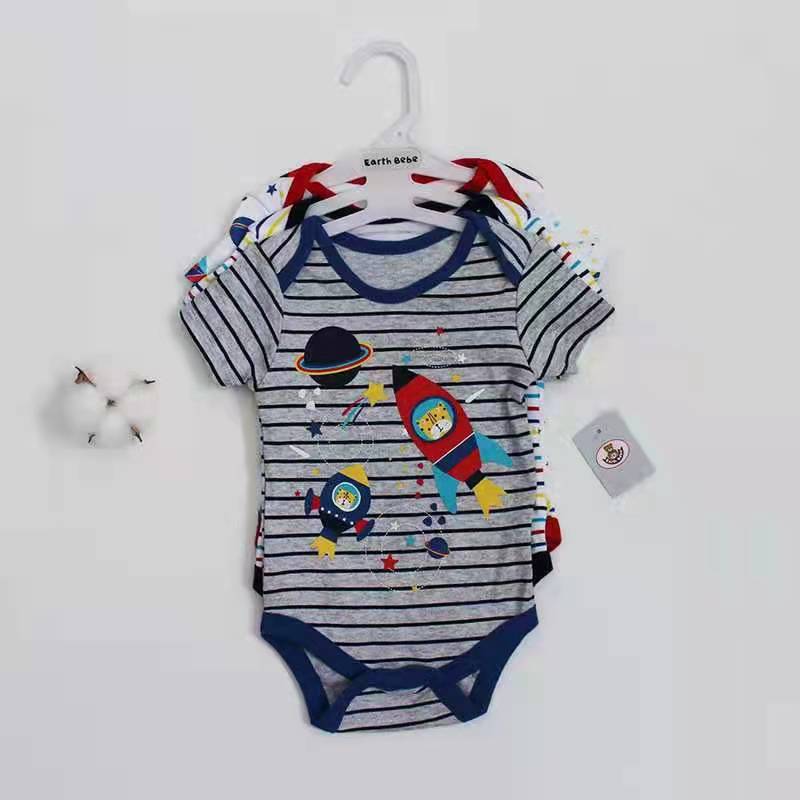 Earth Bebe 3 in 1 Rompers Set - Space Rocket – image 1