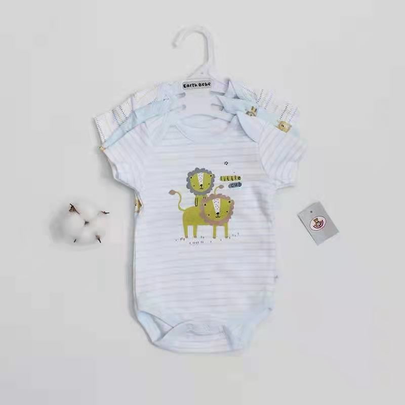 Earth Bebe 3 in 1 Rompers Set - Little Cub – image 1