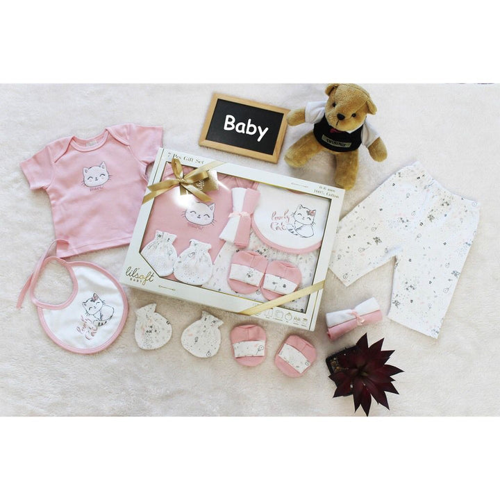 Lil'soft 7 pcs Gift Box- Pink Kitty