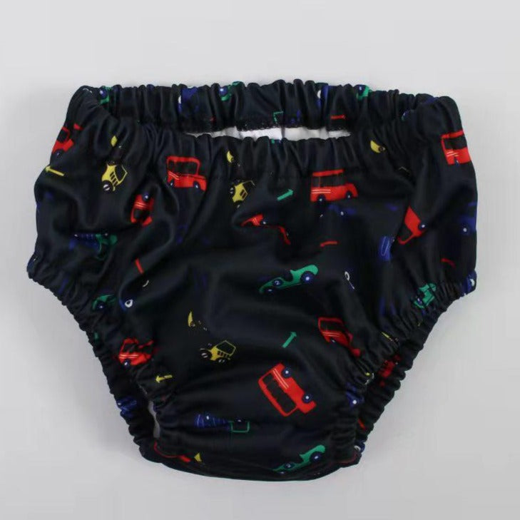 Earth Bebe Reusable Swim Diaper- Blue Cars