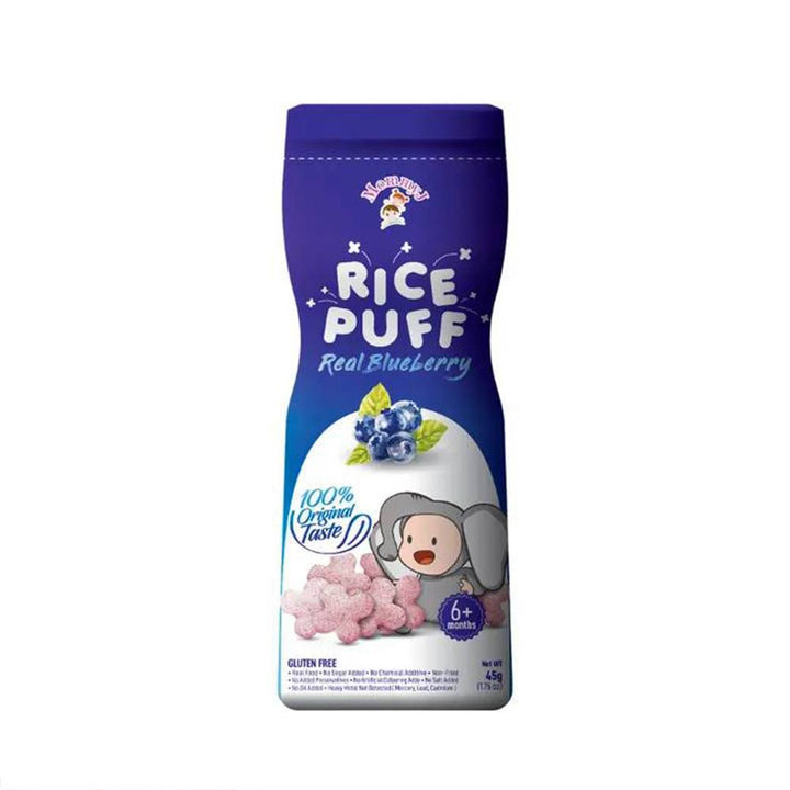 Mommy J Baby Rice Puffs (6 months)- Blueberry