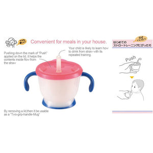 Richell AQ Straw Training Mug - image 3 - Happikiddo.com