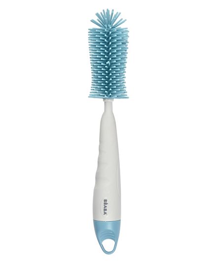Beaba 2 In 1 Silicone Bottle Brush- Blue