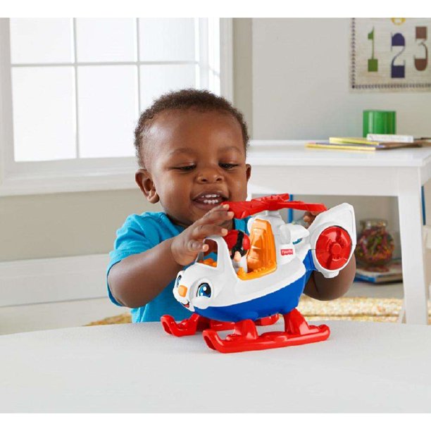 Fisher-Price Little People Vehicles- Helicopter (DNM75)