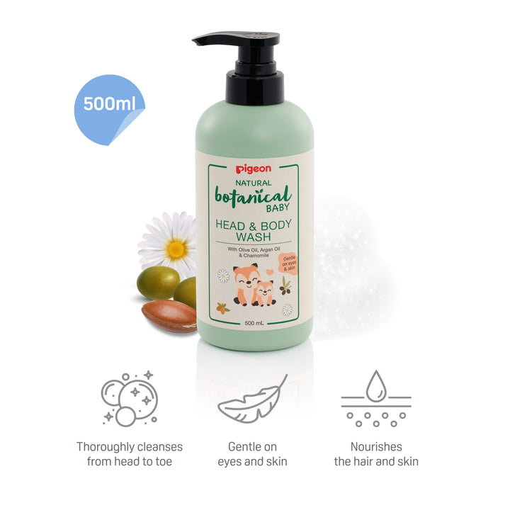 Pigeon Natural Baby Botanical Bath Set