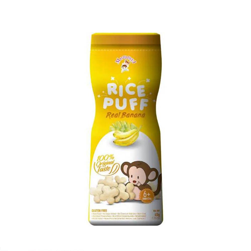 Mommy J Baby Rice Puffs (6 months)- Banana