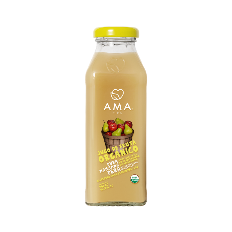 Ama Time Bottle Fruit Juice 300ml Apple & Pear – image 1
