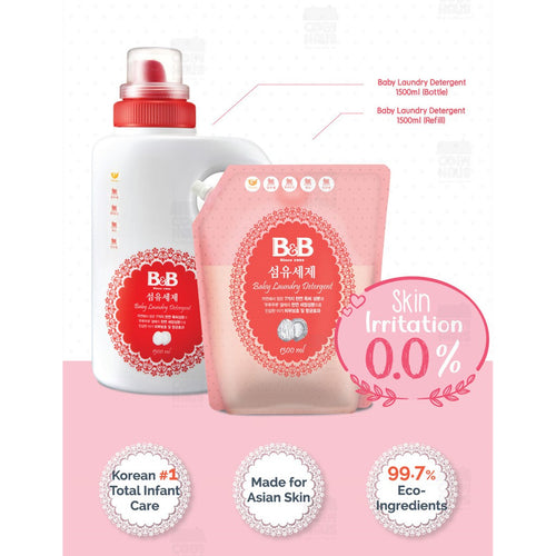 B&B Baby Laundry Detergent Bottle 1500ml