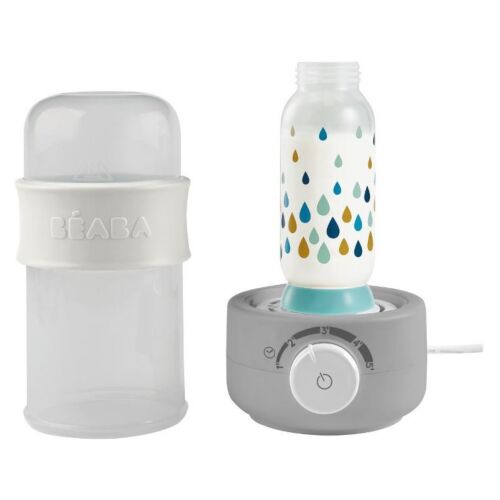 Beaba Baby Milk Second Bottle Warmer & Sterilizer- Grey