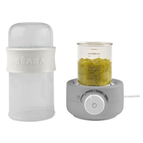 Beaba Baby Milk Second Bottle Warmer & Sterilizer- Grey