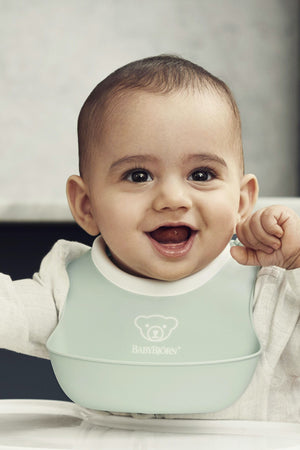 BabyBjörn Baby Bib 2pcs Set (Powder Yellow /Powder Blue)