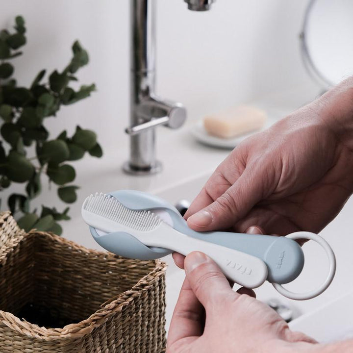 Beaba Baby Brush And Comb- Old Pink