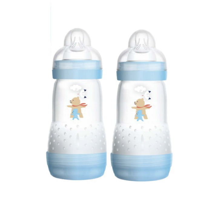 MAM Easy Start Anti Colic Bottle 260ml Blue - 2 packs (B726B) – image 1