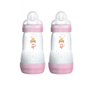 MAM Easy Start Anti Colic Bottle 260ml Pink - 2 packs (B726G) – image 1
