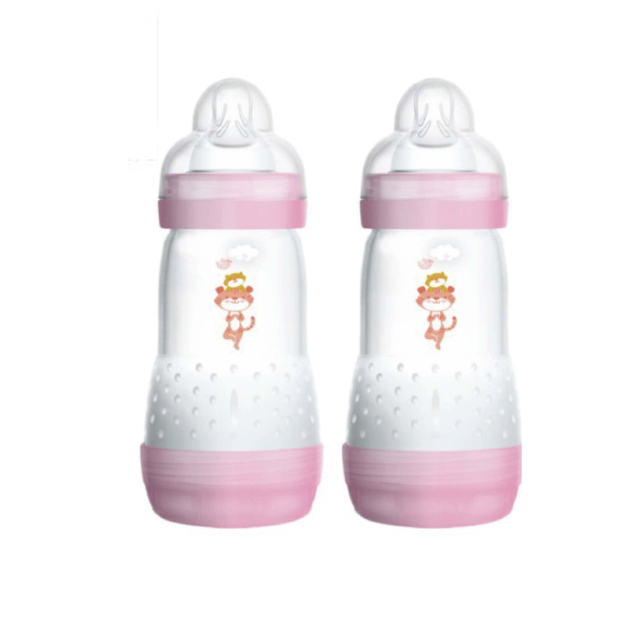 MAM Easy Start Anti Colic Bottle 260ml Pink - 2 packs (B726G) – image 1