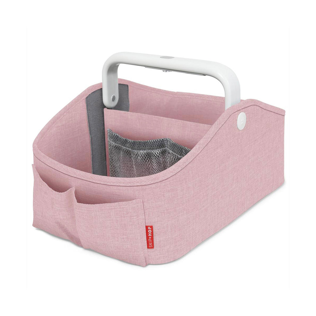 Skip Hop Nursery Style Light Up Nappy Caddy- Pink Heather