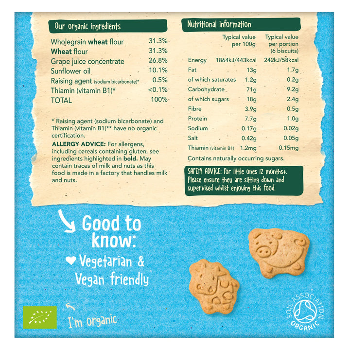 Organix Farm Animal Biscuits