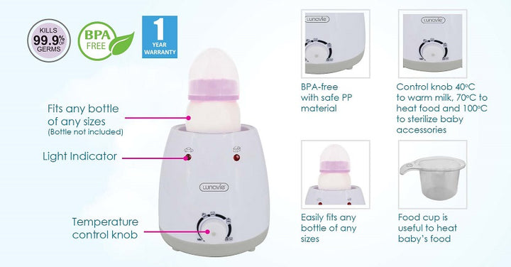 Lunavie Electronic Bottle & Baby Food Warmer