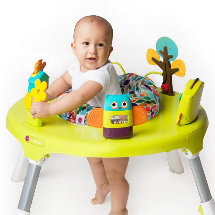 Oribel PortaPlay Convertible Activity Center- Forest Friends