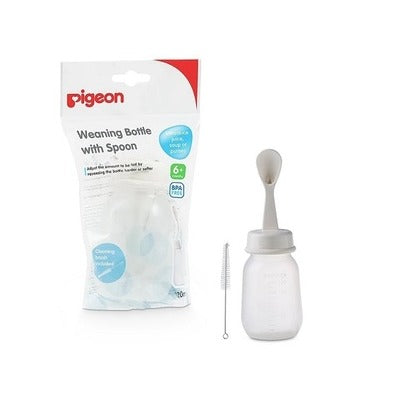 Pigeon Weaning Bottle with Spoon 120ml